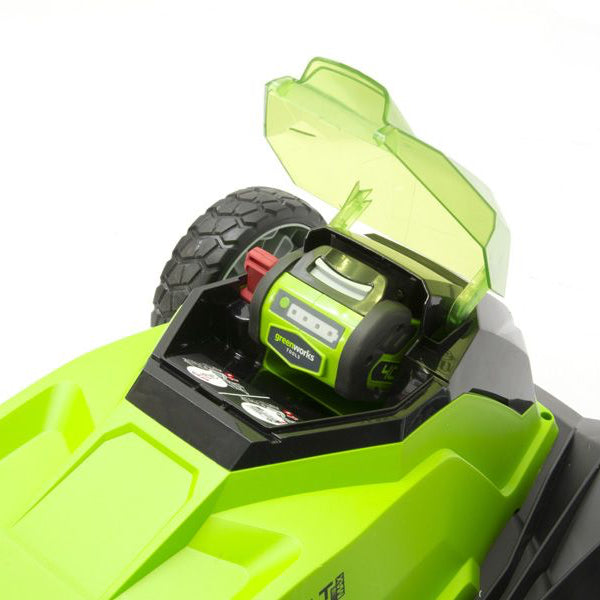 Greenworks 40v 41cm cordless lawnmower battery housing