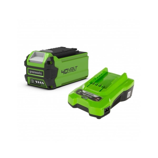 Greenworks 40v Charger & 2Ah Lithium Ion Battery