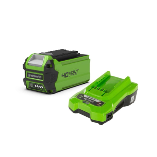 Greenworks 40v Charger & 4Ah Battery