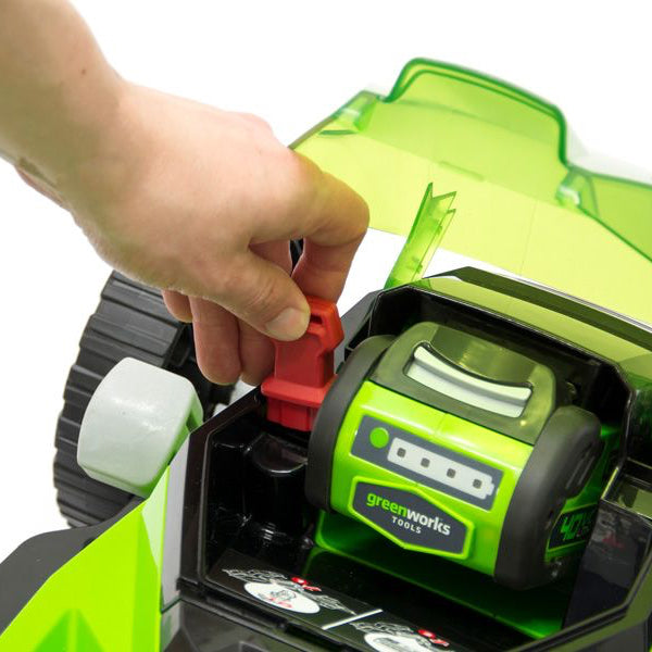 Greenworks 40v 35cm cordless lawnmower battery housing